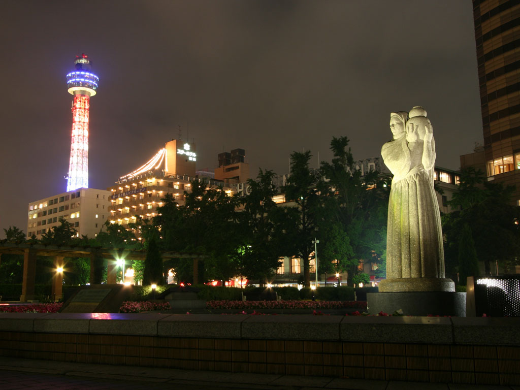 山下公園編夜景壁紙 横浜発見ガイド 山下公園編夜景壁紙 横浜発見ガイド
