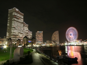 日本丸メモリアルパーク周辺編夜景壁紙 横浜発見ガイド